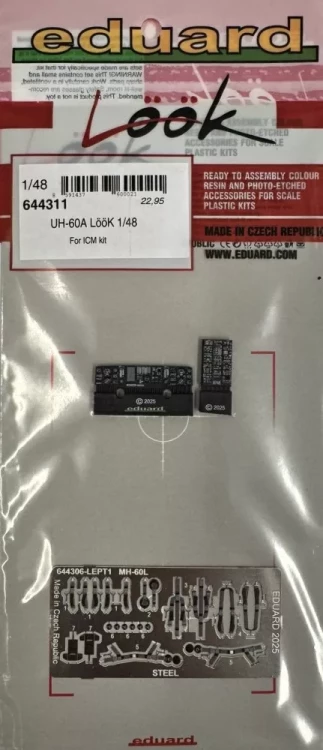 Eduard 644311 BRASSIN UH-60A LooK (ICM) 1/48