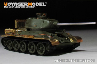 Voyager Model PE351144B WWII Russian T-34/85 Production Basic (B ver include Gun Barrel )(ZVEZDA 3687) 1/35