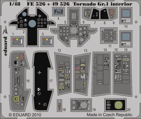 Eduard FE526 Tornado Gr.1 interior S.A.
