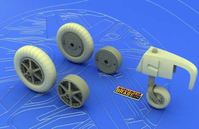 Eduard 632004 Bf 109E wheels