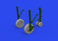 Eduard 648996 BRASSIN Gannet wheels (AIRF) 1/48