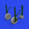 Eduard 648996 BRASSIN Gannet wheels (AIRF) 1/48