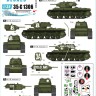 Star Decals 35-C1306 Soviet KV-1E.Kliment Voroshilovs heavy tank.KV-1 E Modification 1 and Modification 2 1/35