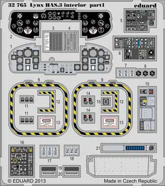 Eduard 32765 Lynx HAS.3 interior S.A.