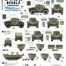 Star Decals 35-C1419 Indochine # 6. Coventry armored car, DUKW M29C Crabe/Weasel 1/35