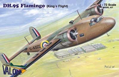 Valom 72147 DH.95 Flamingo (King's Flight) 1/72