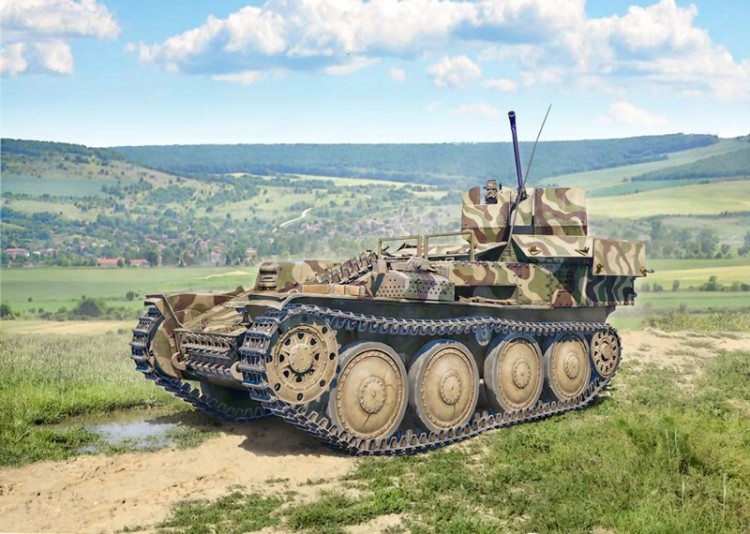 Italeri 96461 Sd. Kfz. 140 Flakpanzer 38(t) Gepard 1/35