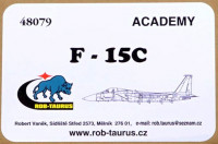 Rob Taurus 48079 Vacu Canopy F-15C (ACAD) 1/48