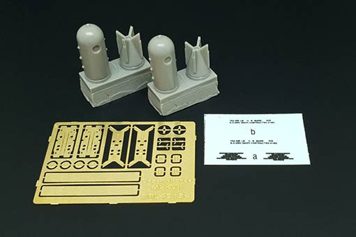 Brengun BRL48134 MKXVII Depth Charge (resin & PE set) 1/48