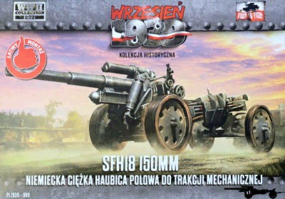First To Fight FTF-72089 sFH 18 150mm German heavy howitzer 1/72