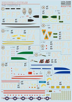Print Scale C72456 McDonnel Douglas F-4D Phantom II (wet decal) 1/72