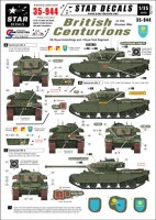 Star Decals STAR35944 British Centurions in the Korean war 1/35