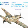 Quinta studio QD32043 Spitfire Mk. II (для модели Revell) 3D Декаль интерьера кабины 1/32