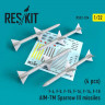 Reskit RS32-0324 AIM-7M Sparrow III missiles (4 pcs.) 1/32