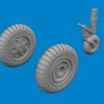 Eduard 672419 BRASSIN Fw 190A wheels early (TAM) 1/72
