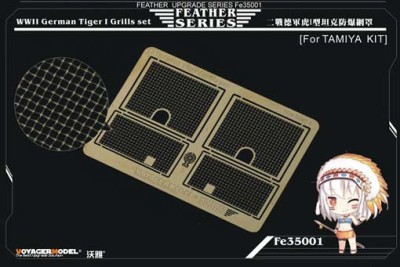 Voyager Model FE35001 WWII German Tiger I Grills set TAMIYA 1/35