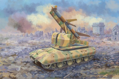 Trumpeter 09586 E-100 Flakpanzer с Flakrakete Rheintocher I 1/35