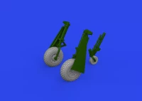 Eduard 672367 BRASSIN P-51D wheels oval tread (EDU) 1/72