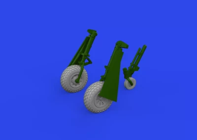 Eduard 672367 BRASSIN P-51D wheels oval tread (EDU) 1/72