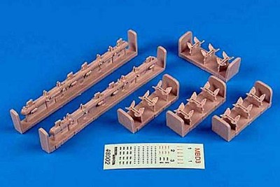 Aerobonus 480002 MBD-3 Soviet Multiple bomb racks 1/48