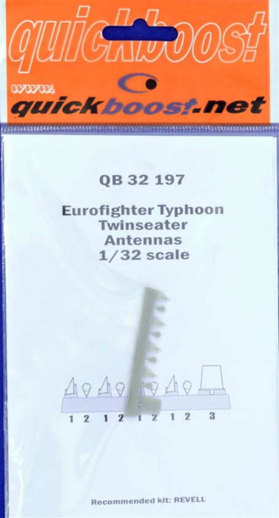 QuickBoost QB32197 Eurofighter Typhoon twinseater antennas (REV) 1/32