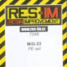Res-Im RESIM7249 1/72 MiG-23 upgrade PE set (RVA/KP)