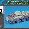 Black Dog T72172 Sd.Kfz.234/3 8-Rad Schwere Panzerspahwagen 'Stummel' accessories 	(designed to be used with Hasegawa kits) 1/72