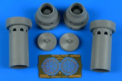 Aires 7372 F-14A Tomcat exhaust nozzles - closed (TRUMP) 1/72