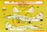 Kora Model MDE72010 MiG-29 Fulcrum 9-12 Iraqui Service декали декали 1/72