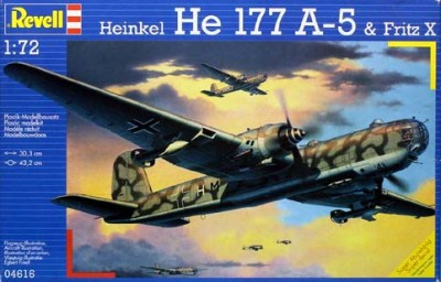 Revell 04616 HEINKEL He 177A-5 GREIF &amp; FRITZ X 1/72