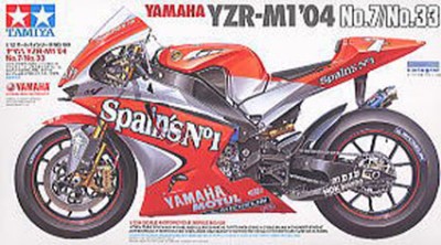 Tamiya 14100 Yamaha YZR-M1 04 No 7 /No.33 1/12