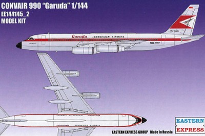 Восточный экспресс 144145-2 Авиалайнер CV990 GARUDA 1/144