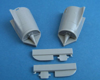 Pavla Models U48-48 Mirage 2000 engine air intakes with FOD for Kinetic 1:48)