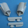 Pavla Models U48-48 Mirage 2000 engine air intakes with FOD for Kinetic 1:48)
