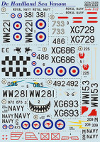 Print Scale 72-326 De Havilland Sea Venom (wet decals) 1/72