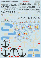 Print Scale 72-399 Chance-Vought F4U Corsair. Argentina. 1/72