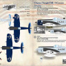 Print Scale 72-399 Chance-Vought F4U Corsair. Argentina. 1/72