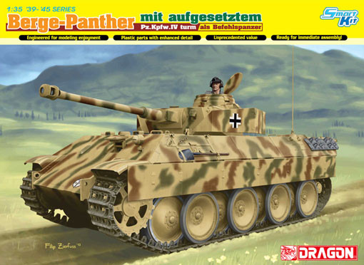 Dragon 6835 Bergepanther Pz.Kpfw.IV Turm 1/35
