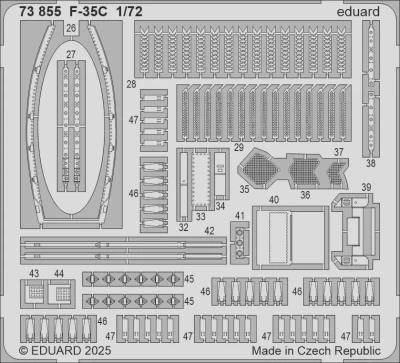 Eduard 73855 SET F-35C (TAM) 1/72