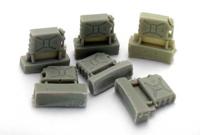 Zebrano ZA35247 Американская пластиковая канистра 6 шт. 1/35