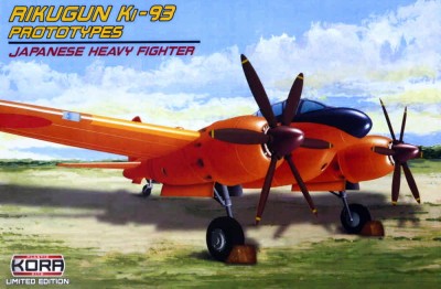 Kora Model PK72133 Rikugun K-93 Prototype Japanese Heavy Fighter 1/72