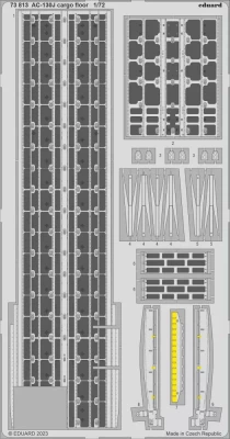 Eduard 73813 Set AC-130J cargo floor (Zve) 1/72