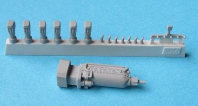 RARESIN RR-72012 МВ-6 (Renault 6Q Bengali) поршневой двигатель Универсальный набор 1/72