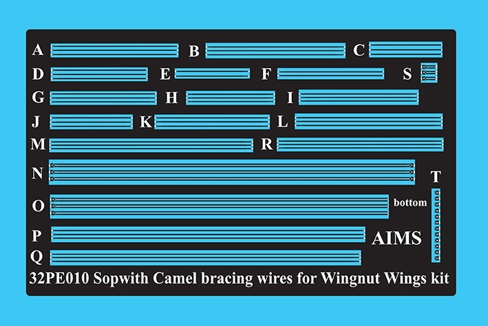 Aims AIMS32PE10 Sopwith Camel bracing Wires (designed to be used with Wingnut Wings kits)[2F.1] 1/32