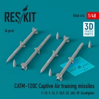 Reskit 48414 CATM-120C Captive air train.missiles (4 pcs.) 1/48