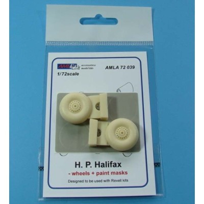 AML AMLA72039 HP Halifax - wheels&amp;paint mask (REV) 1/72