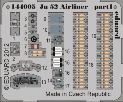 Eduard 144005 Ju 52 airliner 1/144