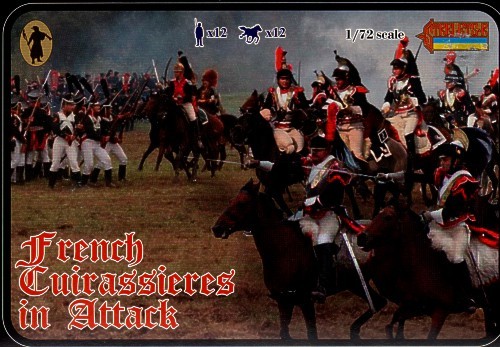 Strelets STR10572 French Cuirassiers in Attack (Napoleonic Era) 1/72