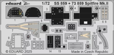 Eduard SS859 Spitfire Mk.II (IBG) 1/72