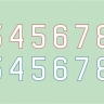 4+ Publications DMK14493 Decals La-5/7 numerals l white (2 sets) 1/144